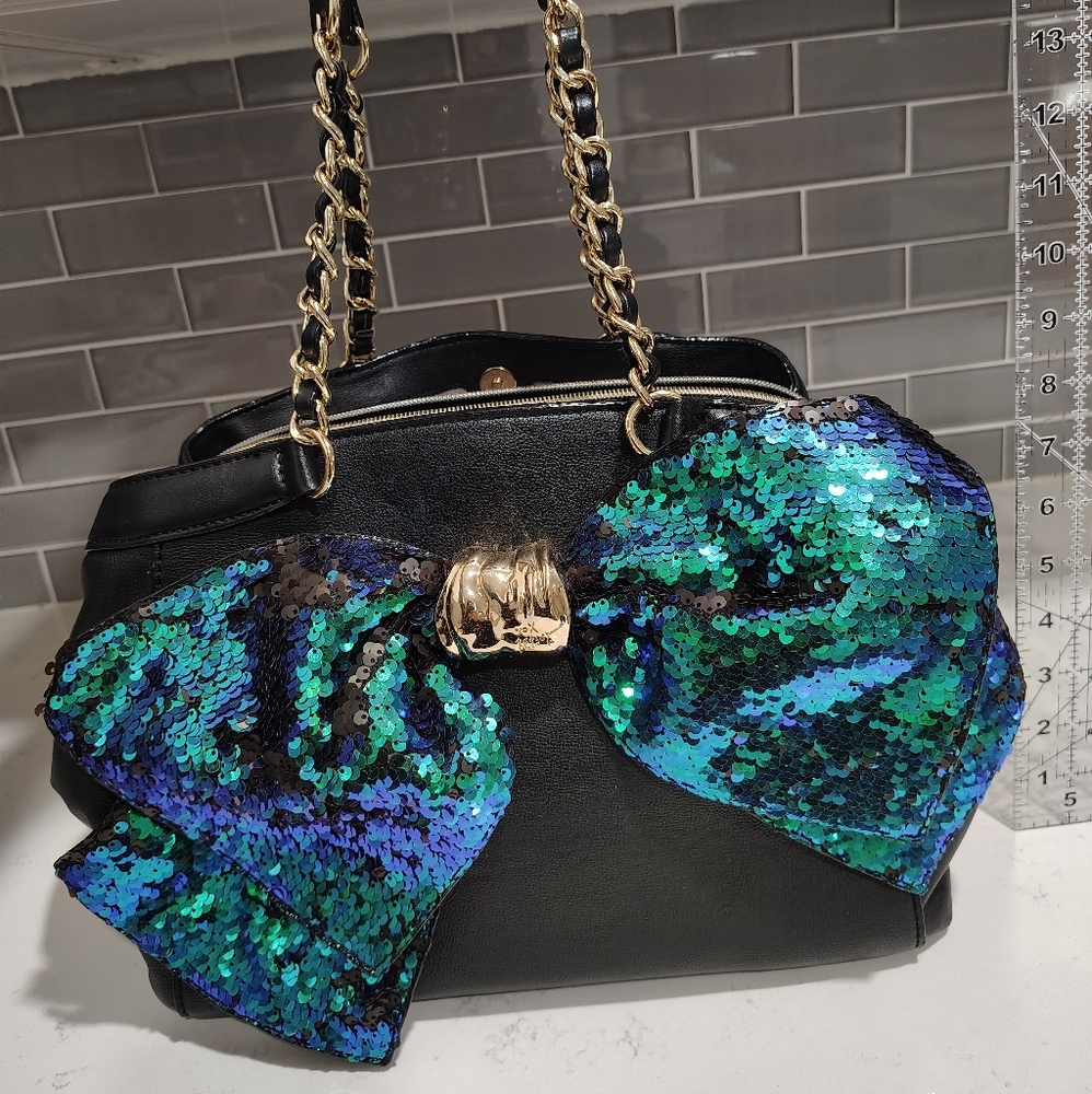 Betsey Johnson Mermaid Bow Bag
